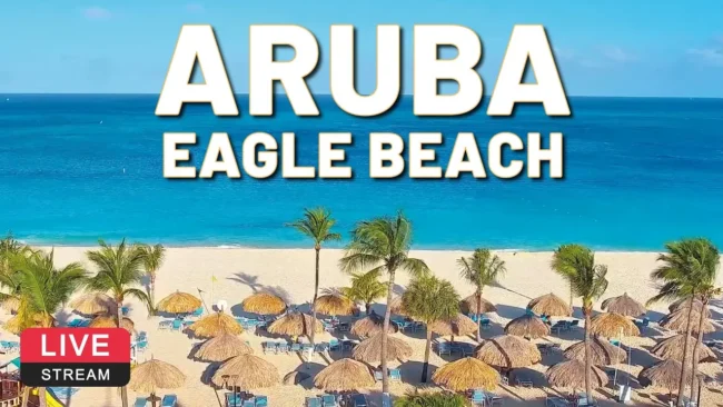 Eagle Beach в Ораньестаде — веб-камера онлайн