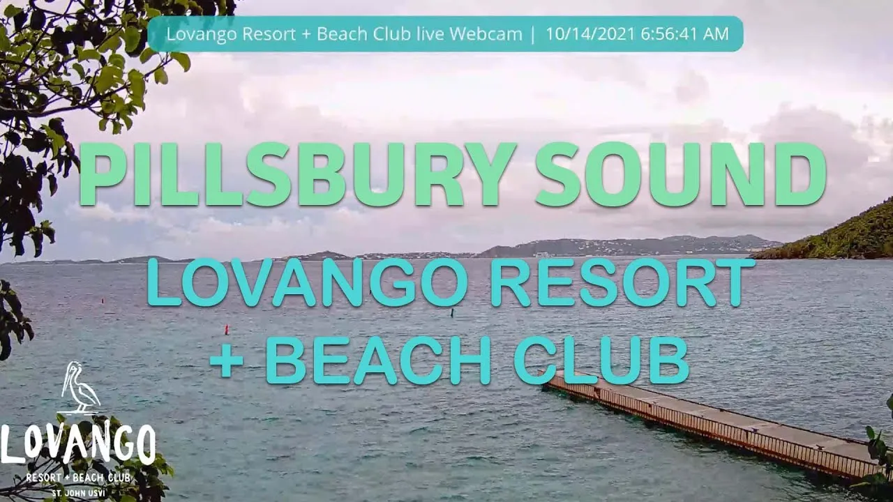 Lovango Resort & Beach Club на Сент-Джоне — веб-камера онлайн